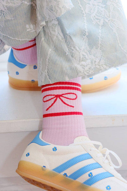 Bow Coquette Tube Socks