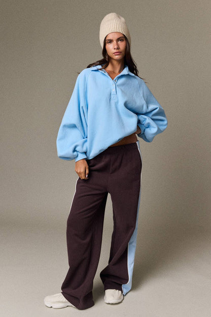 Piper Snap Button Collared Sweater