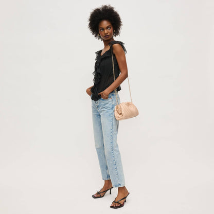 Tate Woven Frame Clutch