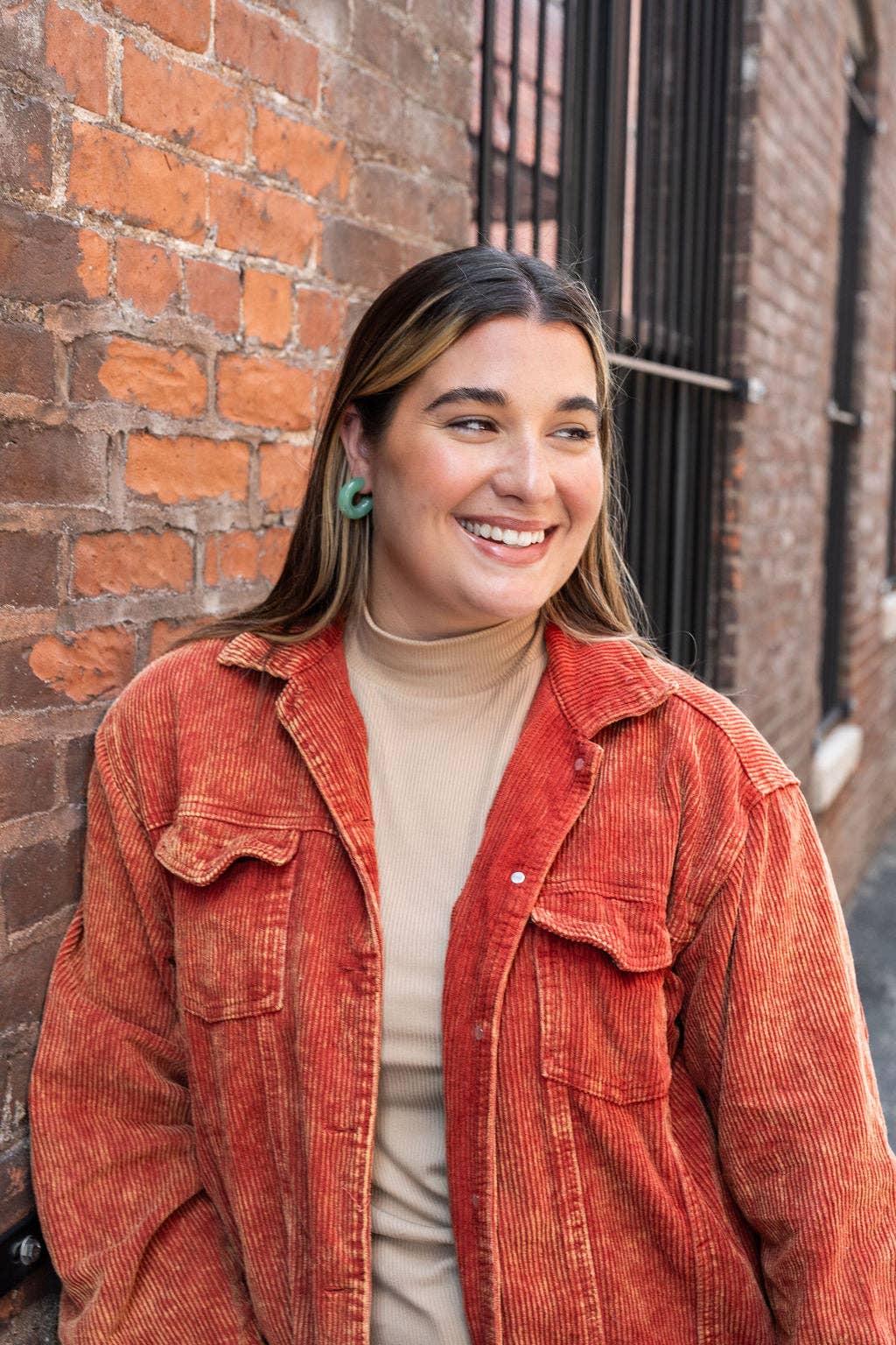 Chloe Hoops - Sage // Jewelry, Earrings, Fall