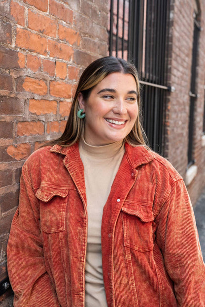 Chloe Hoops - Sage // Jewelry, Earrings, Fall