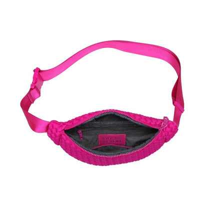 Aim High  Woven Neoprene Belt Bag
