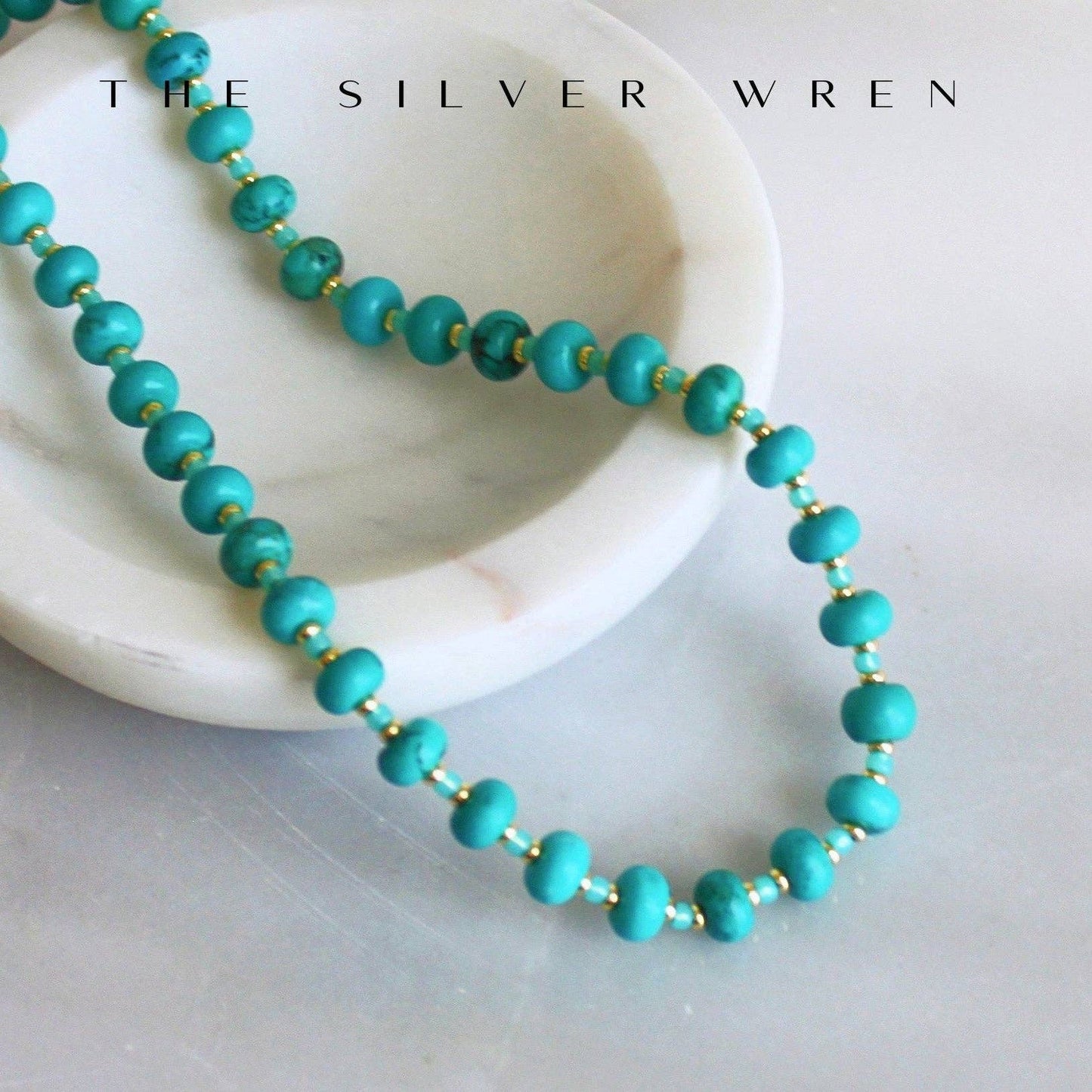 Zia Turquoise Stone Candy Necklace