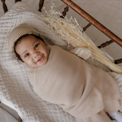 100% Organic Cotton Luxe Collection Baby Swaddle Blanket