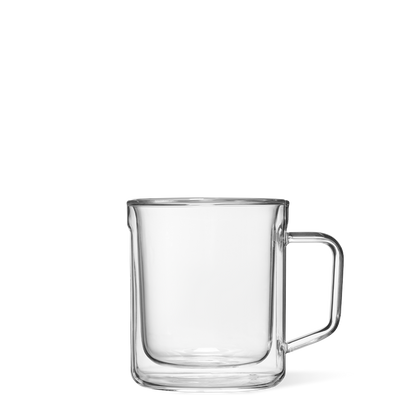 Glass Mug - 12oz Double Pack - Clear