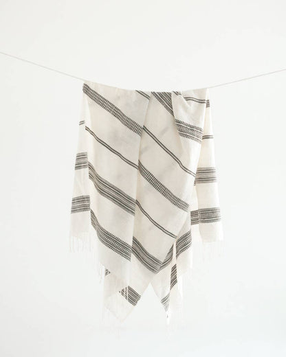 Aden Cotton Throw Blanket | Handwoven in Ethiopia