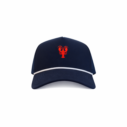 Navy Lobster Golf Hat