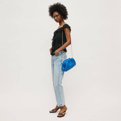 Tate Woven Frame Clutch