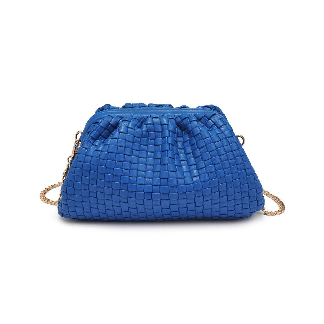Tate Woven Frame Clutch