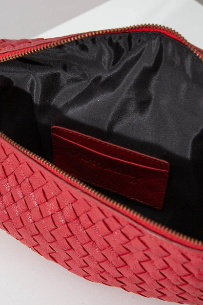 Essential Crossbody, Woven Leather