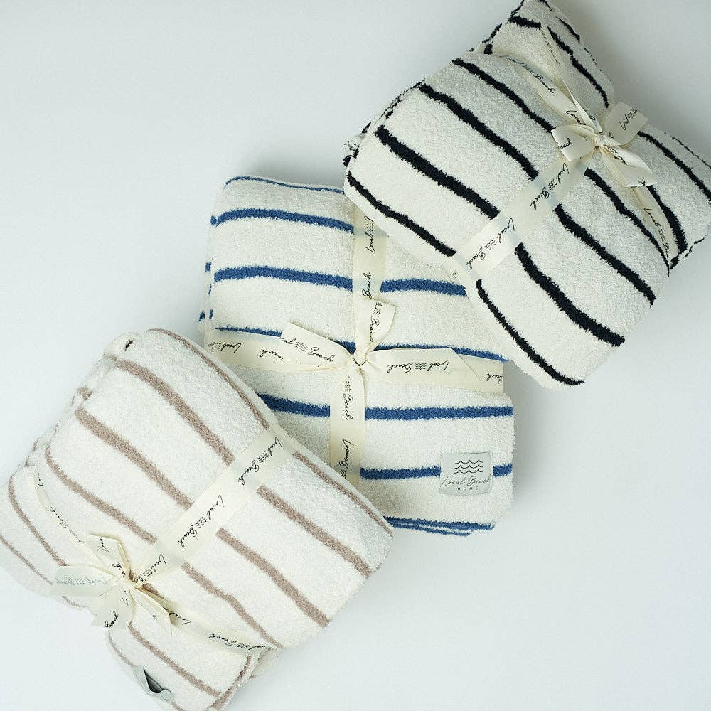 Striped Luxe Home Blanket