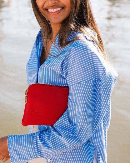 Poppy Wristlet - Red