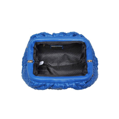 Tate Woven Frame Clutch
