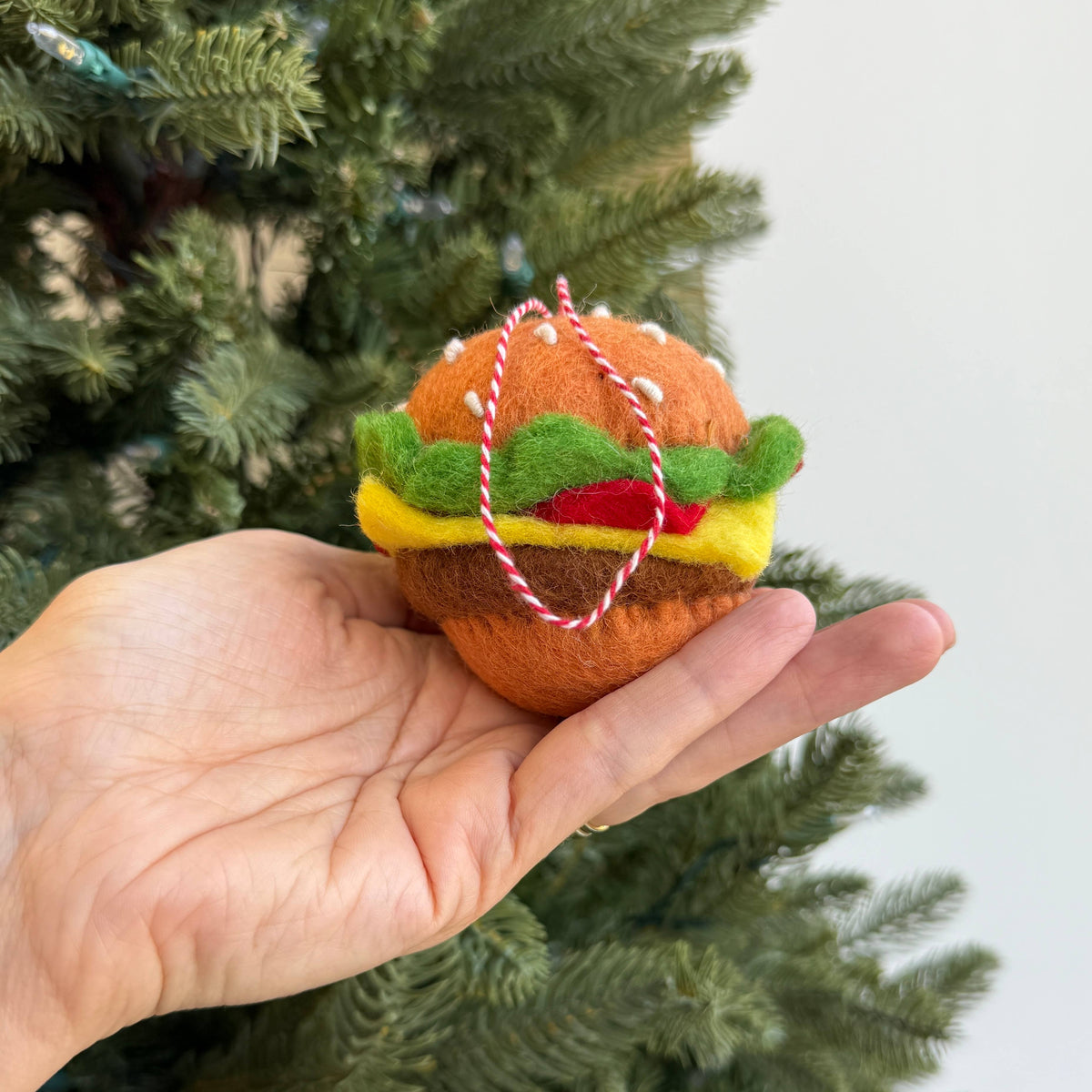 Food Felt Wool Christmas Ornaments
