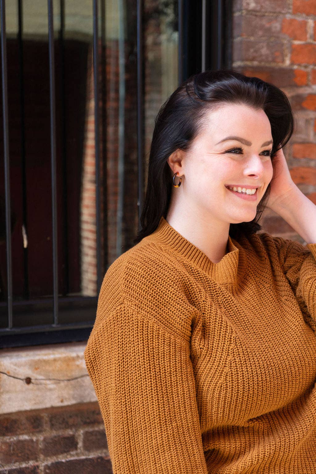 Cam Mini Hoops - Tortoise // Jewelry, Earrings, Fall