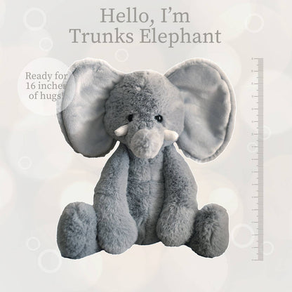 World's Softest Lushees 16" - Elephant Plushie for Kids