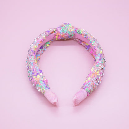 Kids Knot Headband - Sequin Knotted Hair Band Accessories