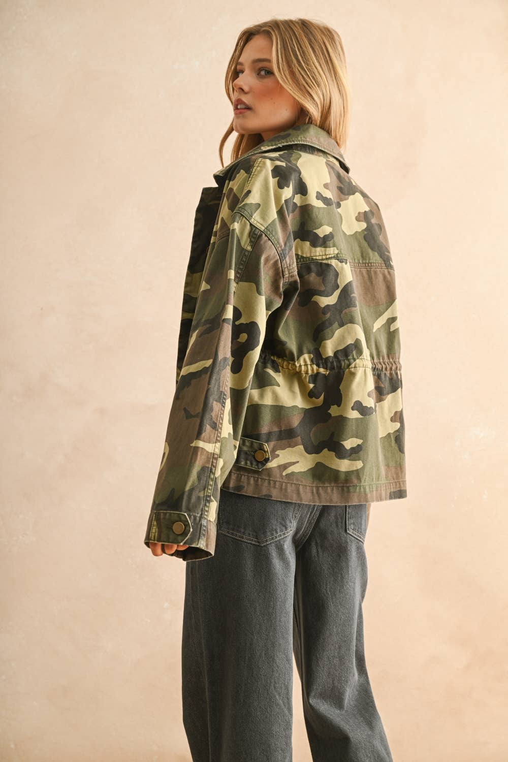 CAMOUFLAGE PRINTED JACKET