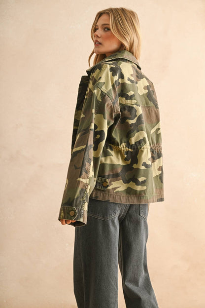 CAMOUFLAGE PRINTED JACKET