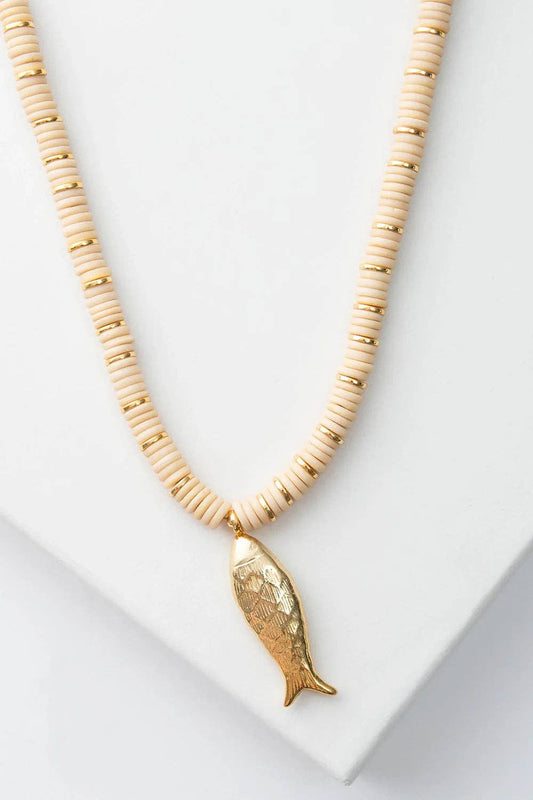 Heishi Catch Necklace