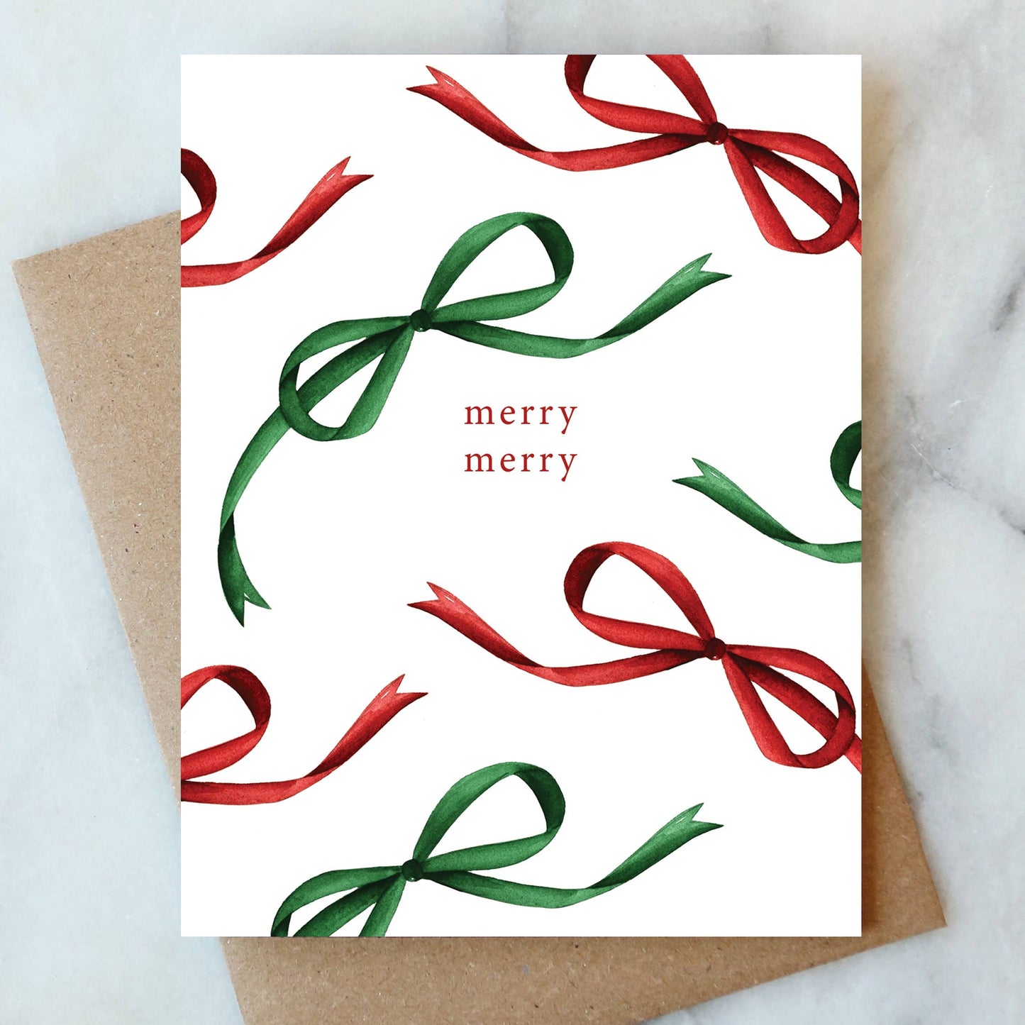 Bows Holiday Card | Christmas Holiday Card