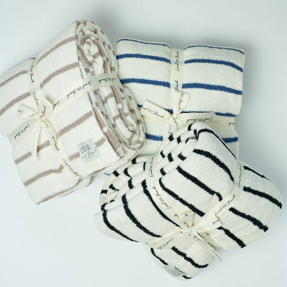 Striped Luxe Home Blanket