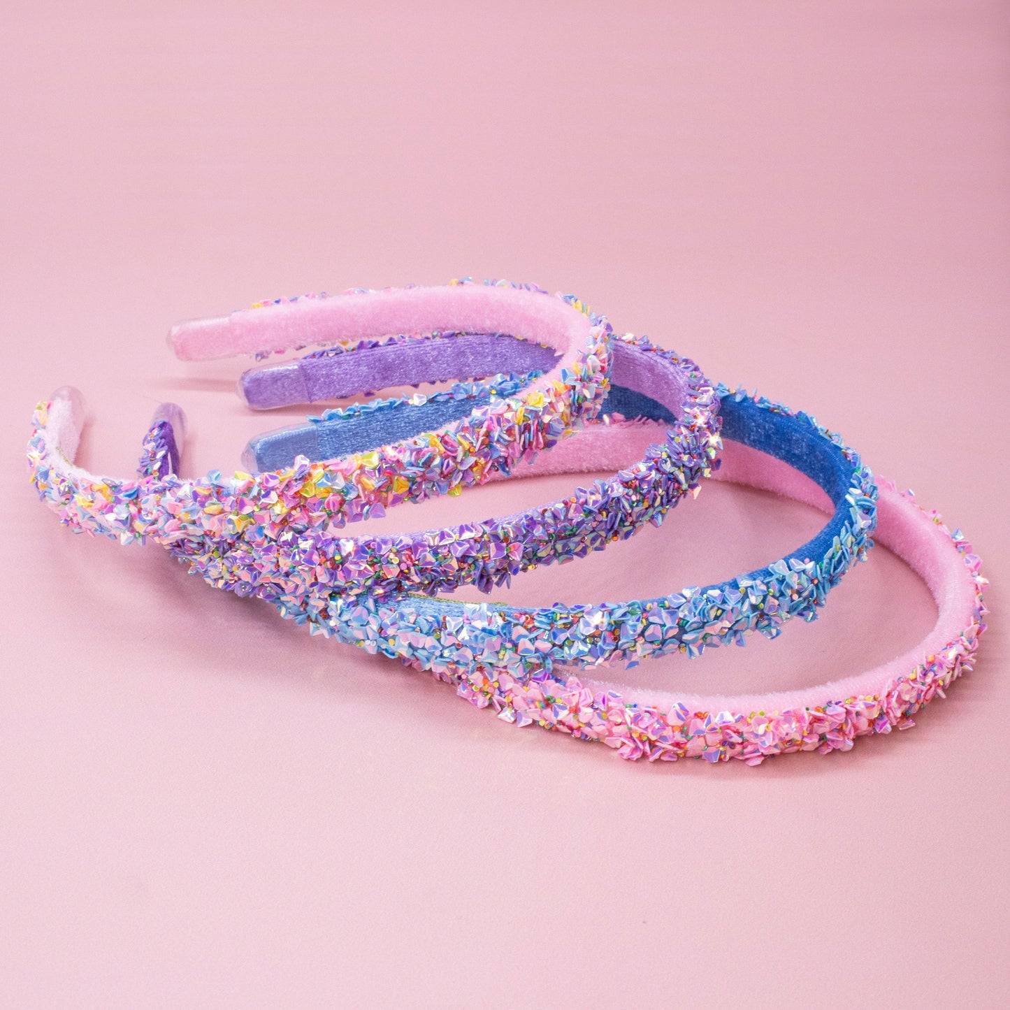 Thin Sequin Headband - Non Slip Hair Accessories for Kids