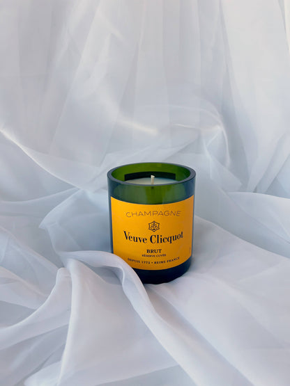 Recycled Veuve Novelty Candle