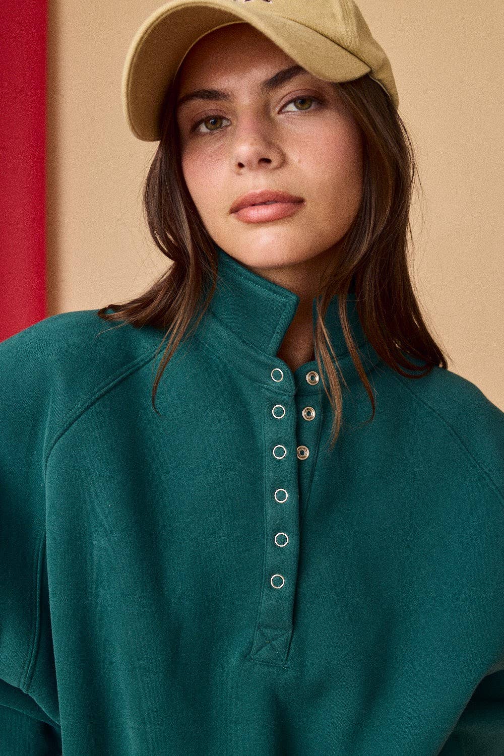 Piper Snap Button Collared Sweater