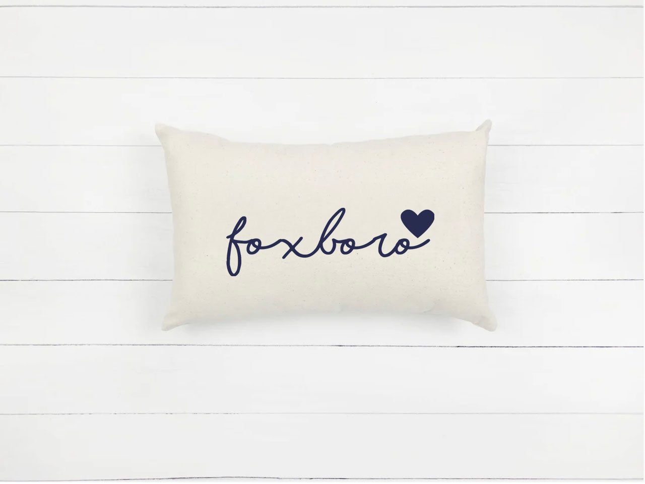 Lumbar Pillow -Foxboro w/Heart